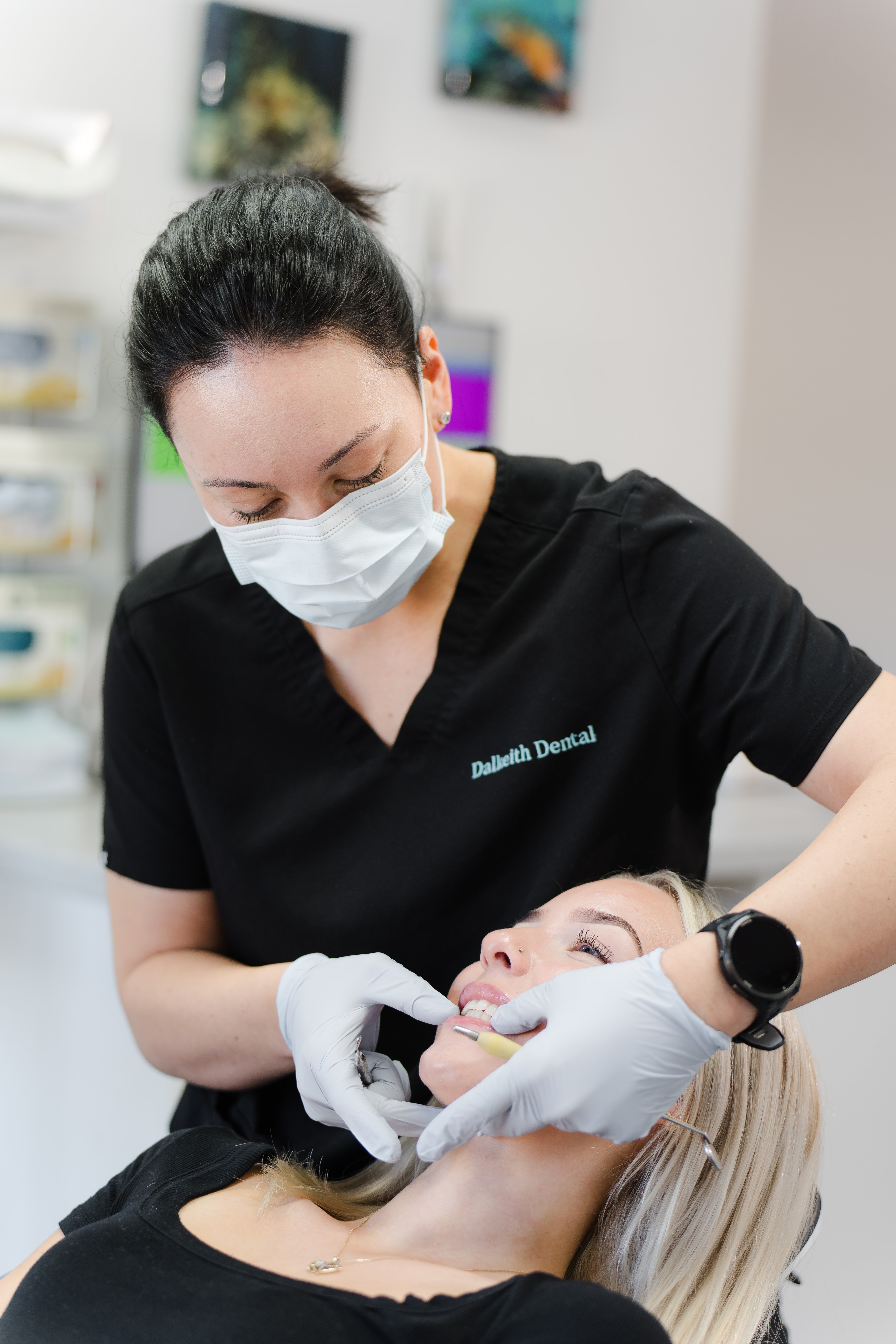 Dalkeith Dental clinician discussing care with a patient