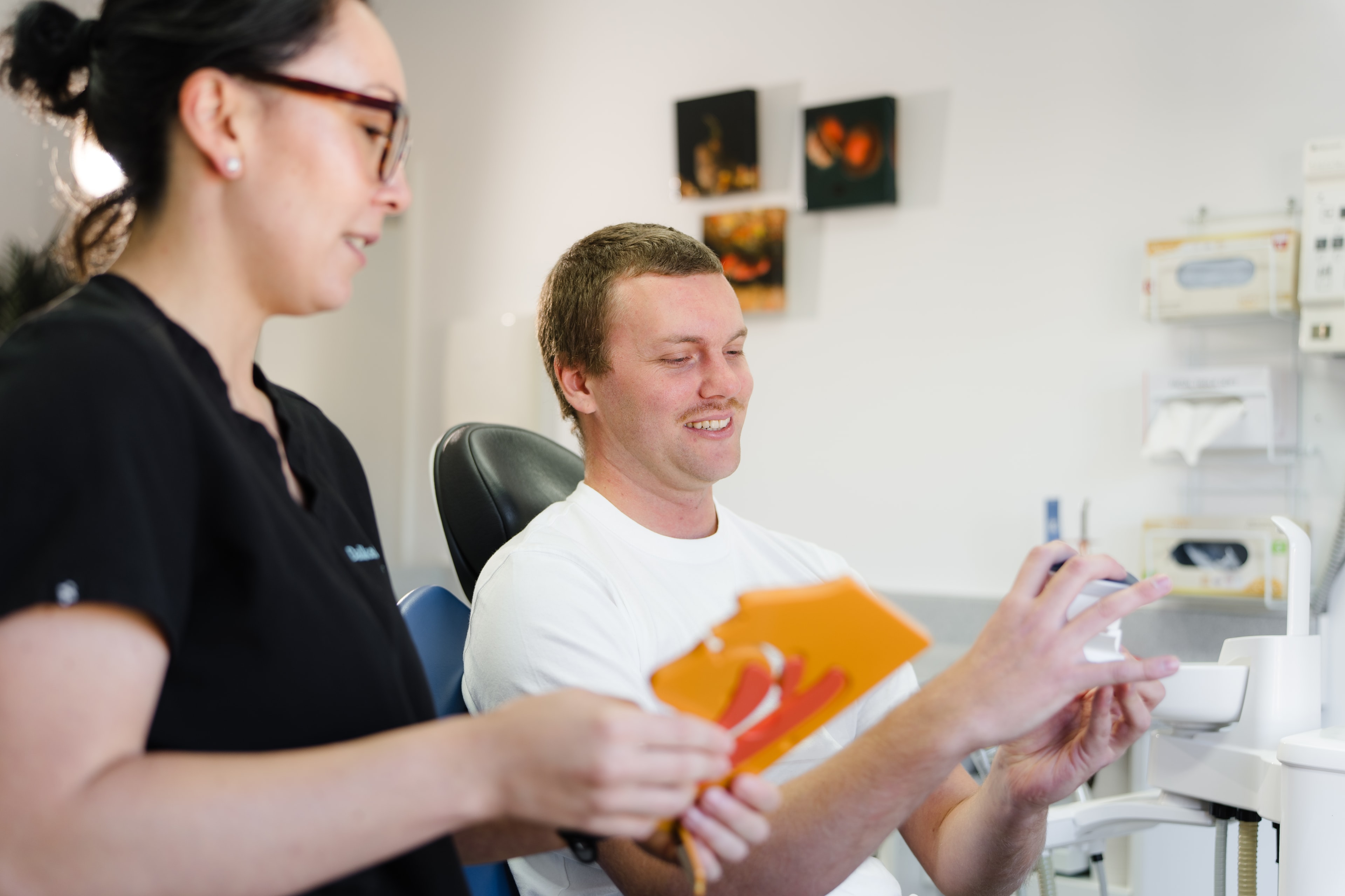 Cosmetic Bonding treatment planning conversation at Dalkeith Dental