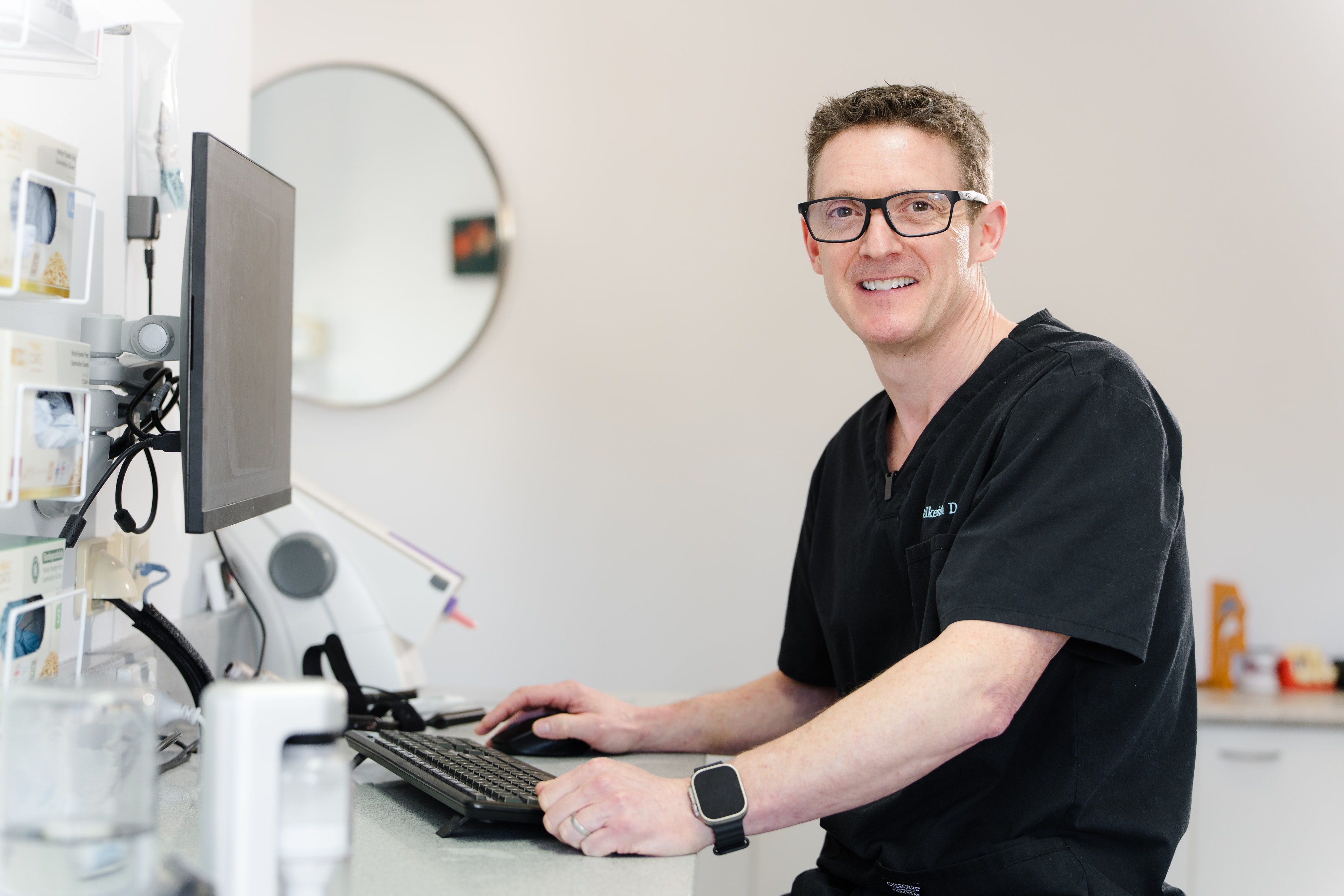 Dental Implant Restorations appointment starts with a discussion at Dalkeith Dental