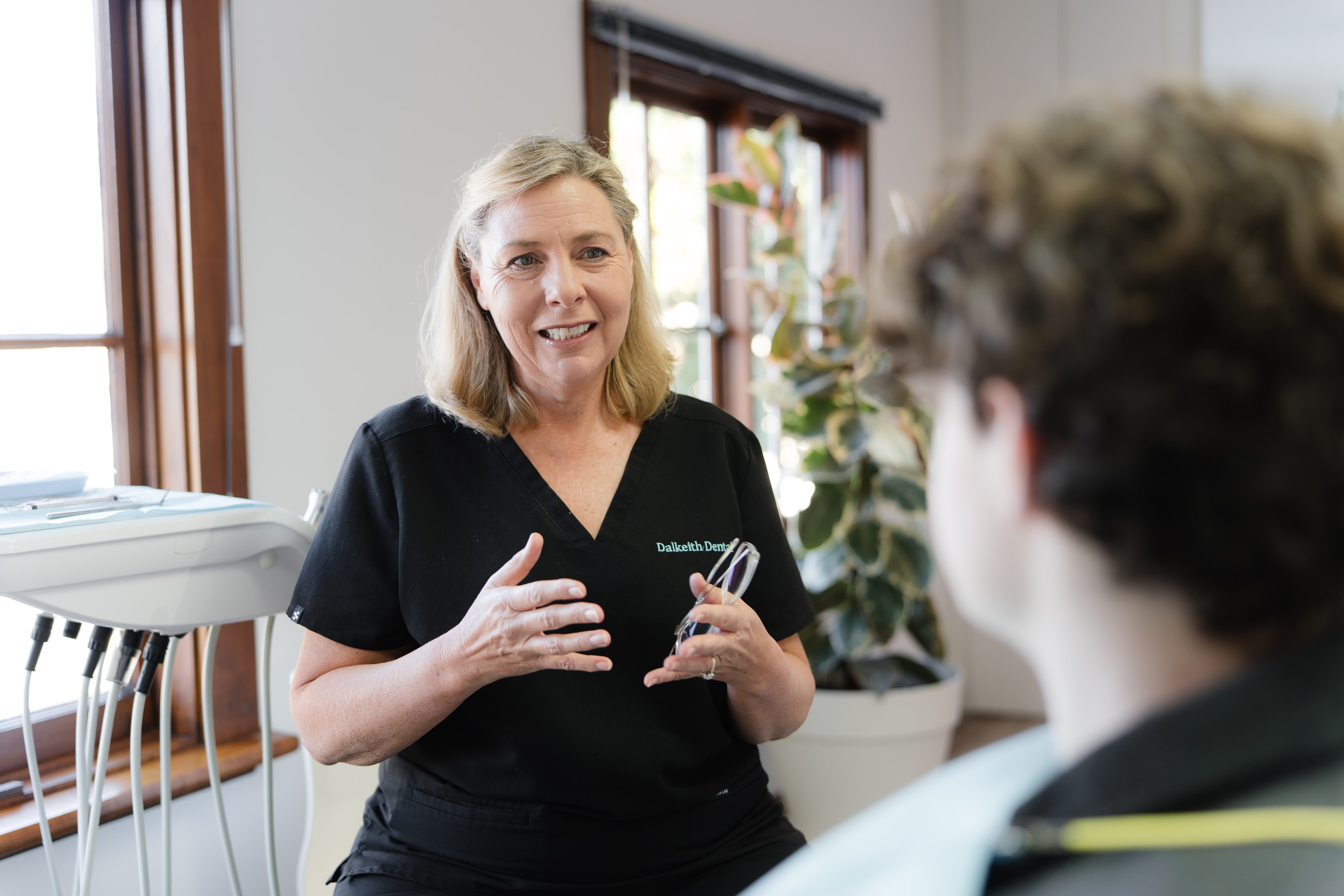 Dental Implant Restorations treatment planning conversation at Dalkeith Dental