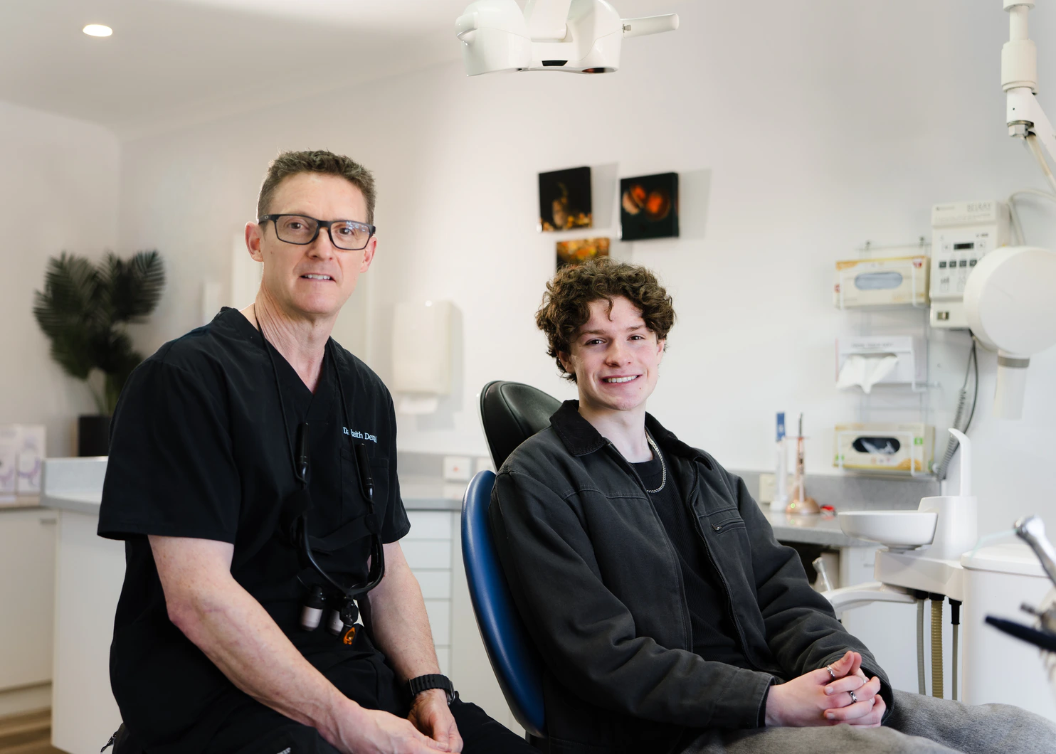 Patient discussing smile goals with a Dalkeith Dental clinician