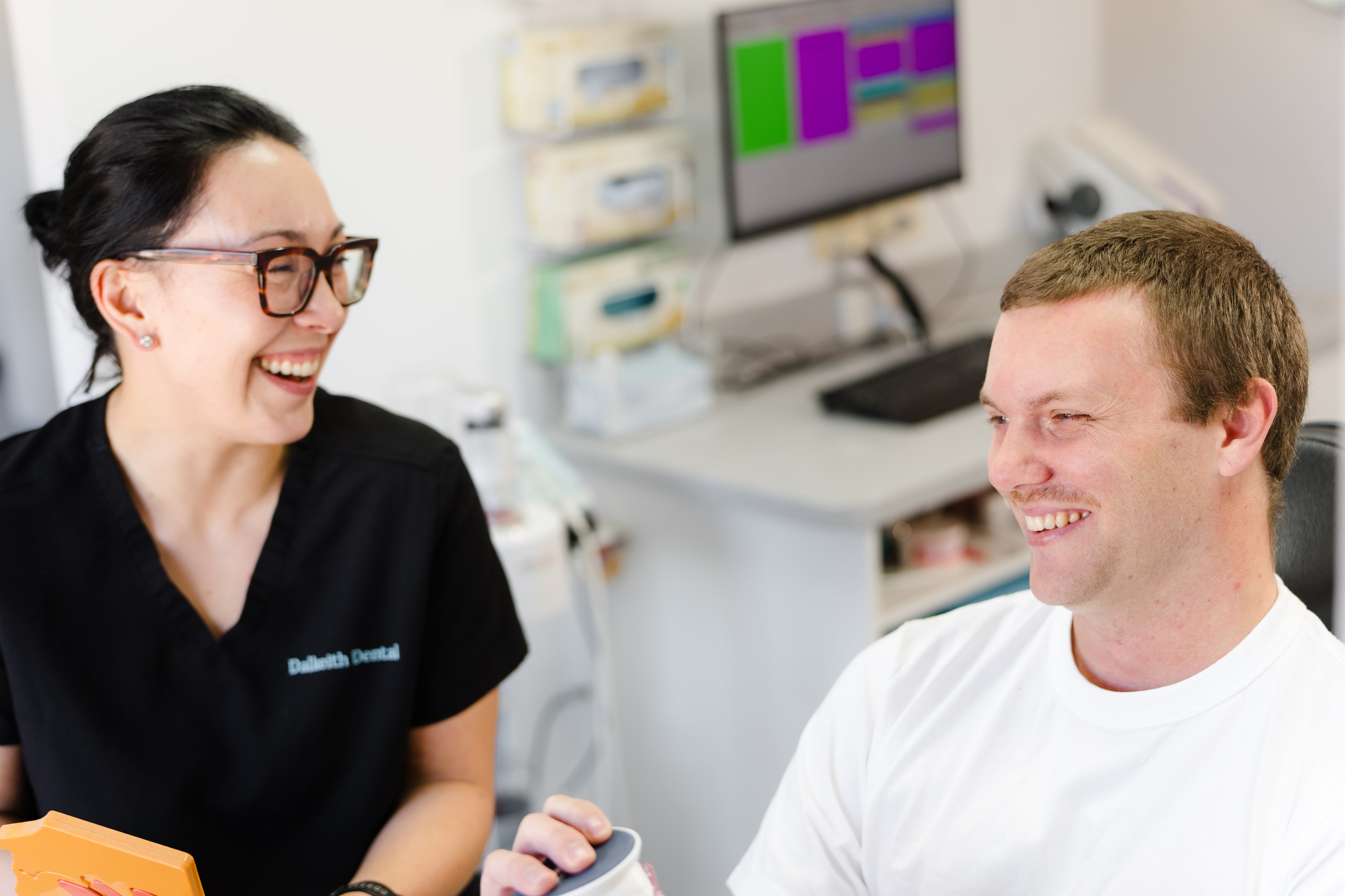 Veneers treatment planning conversation at Dalkeith Dental