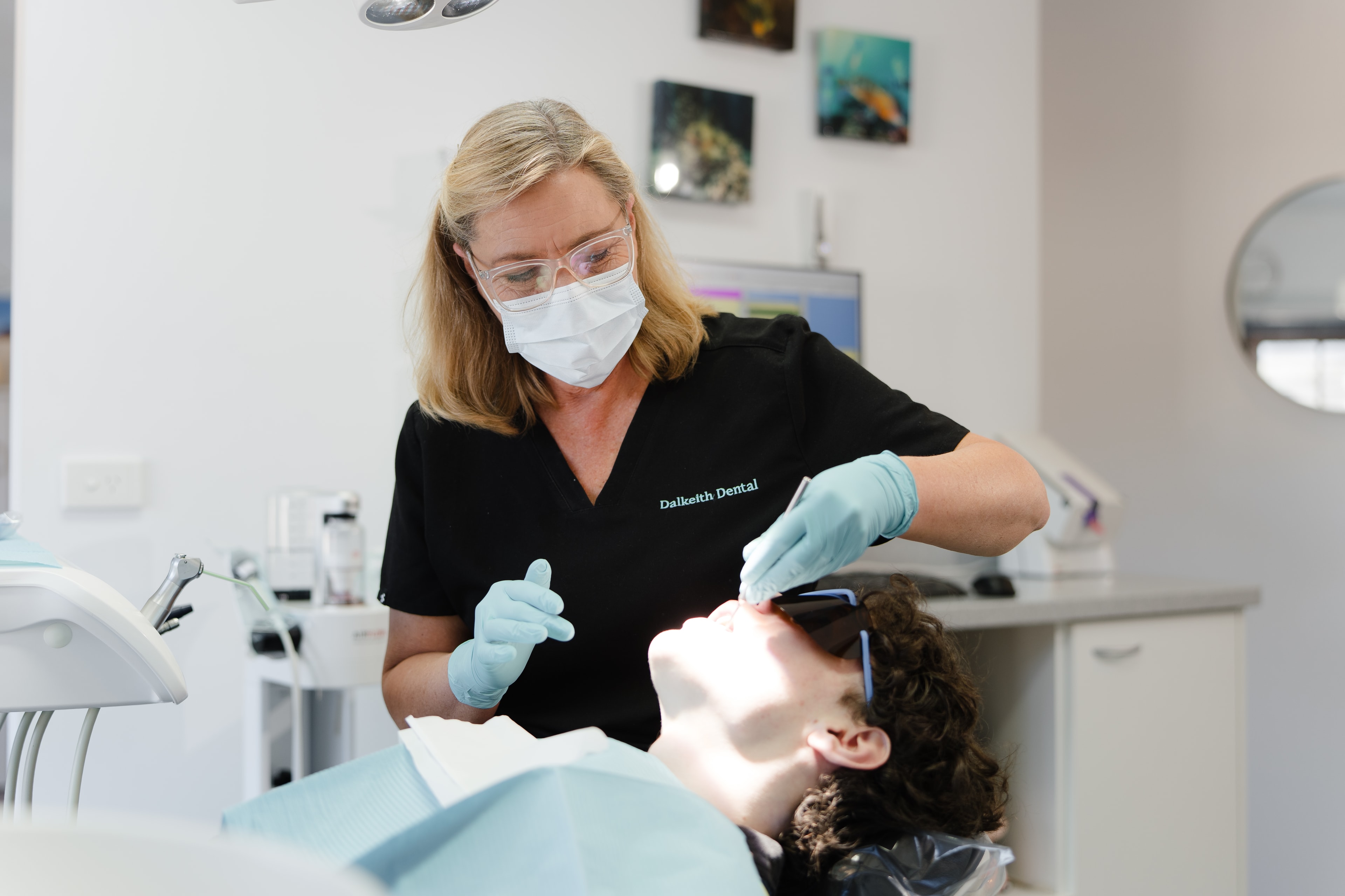 Dental Fillings appointment starts with a discussion at Dalkeith Dental