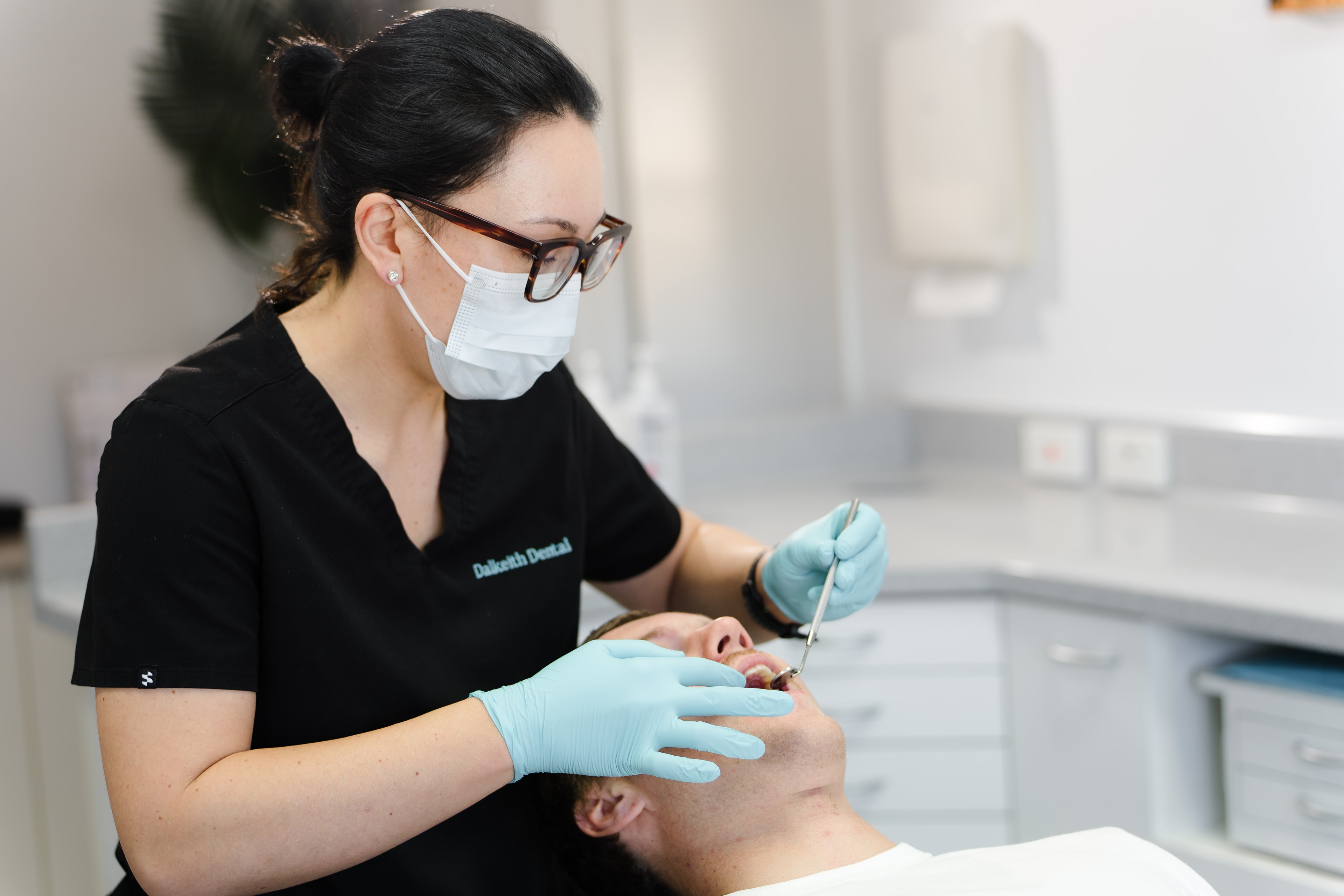 White Fillings appointment starts with a discussion at Dalkeith Dental