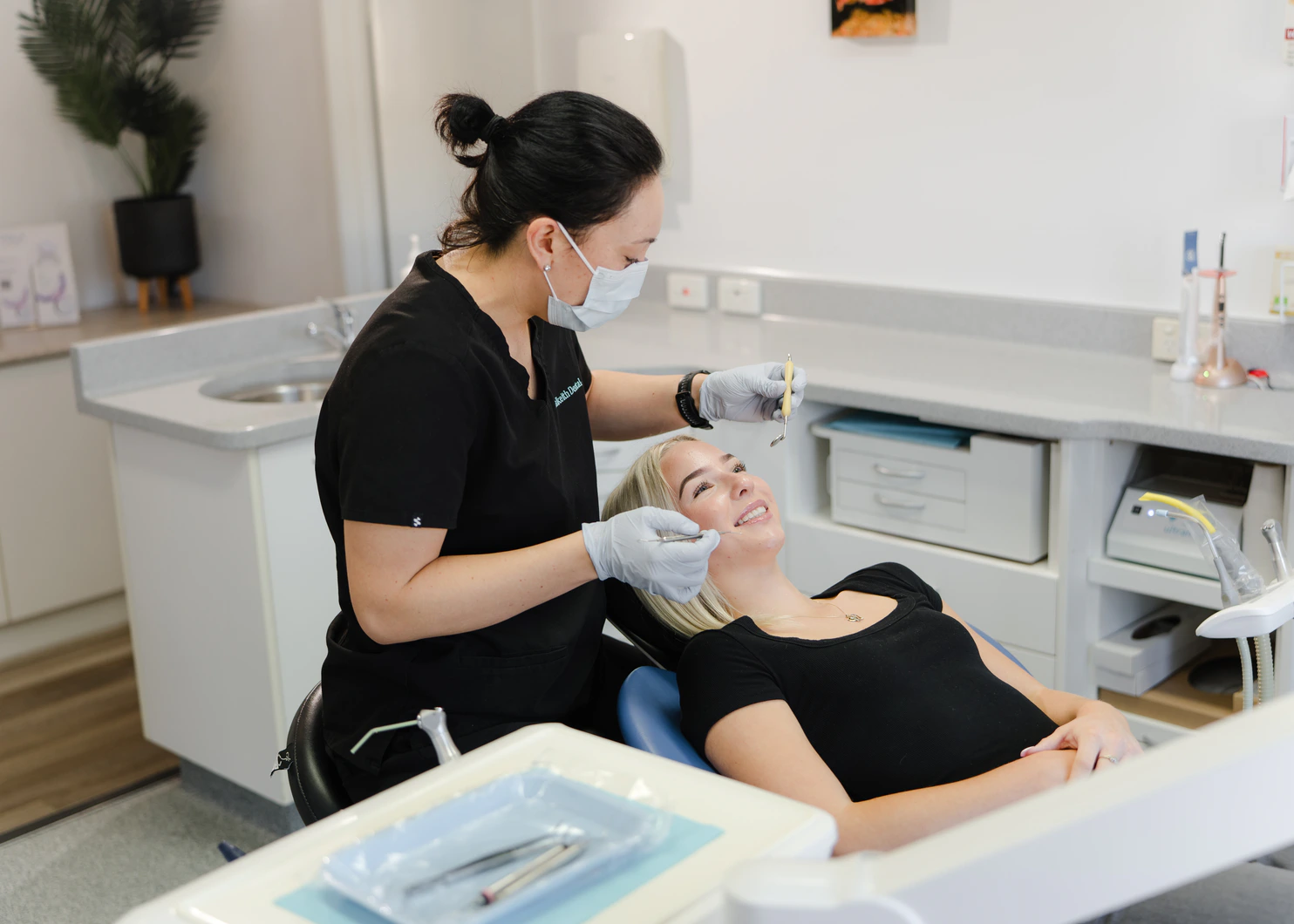Dalkeith Dental clinician providing preventive care to a patient