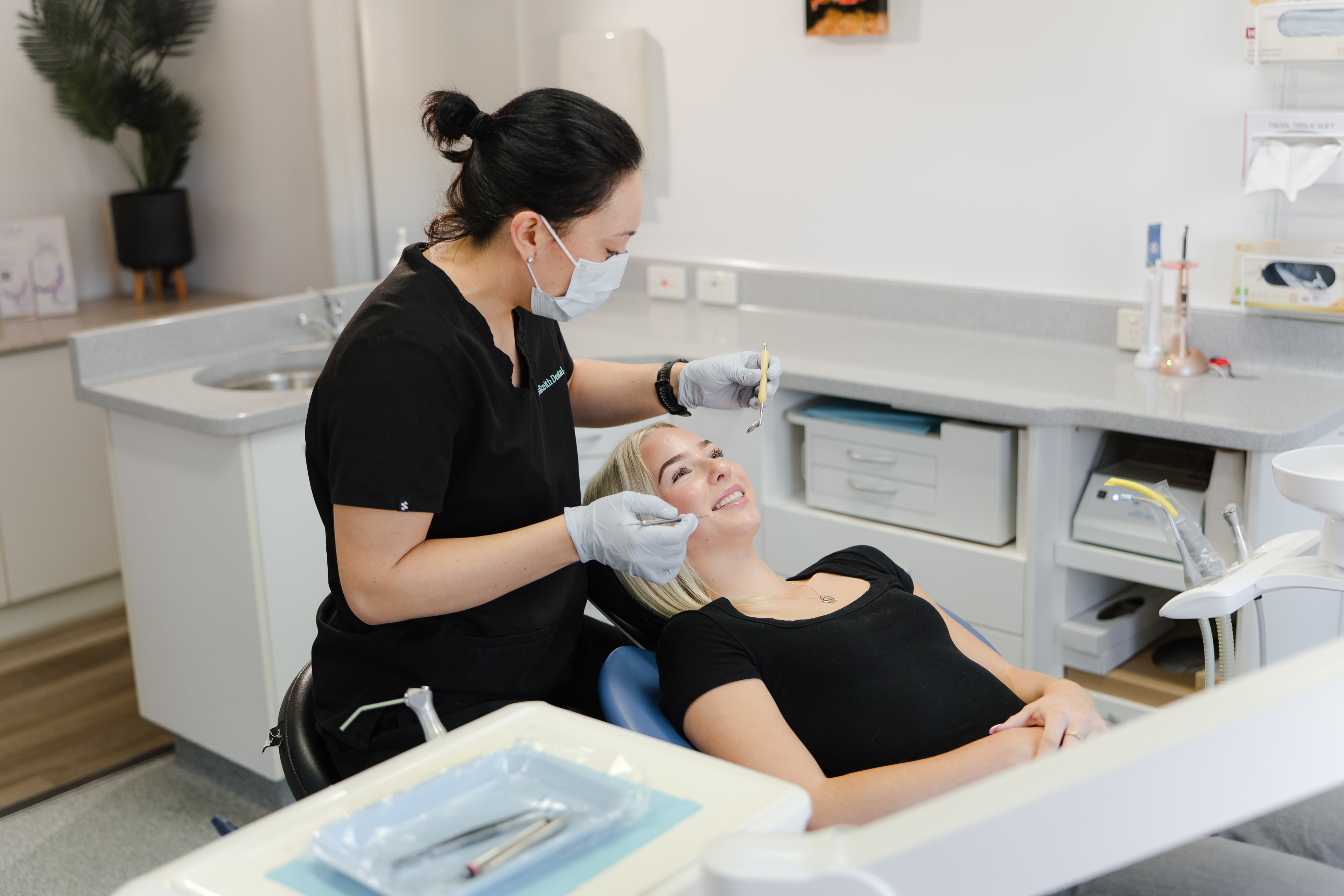 Adult Orthodontics appointment starts with a discussion at Dalkeith Dental