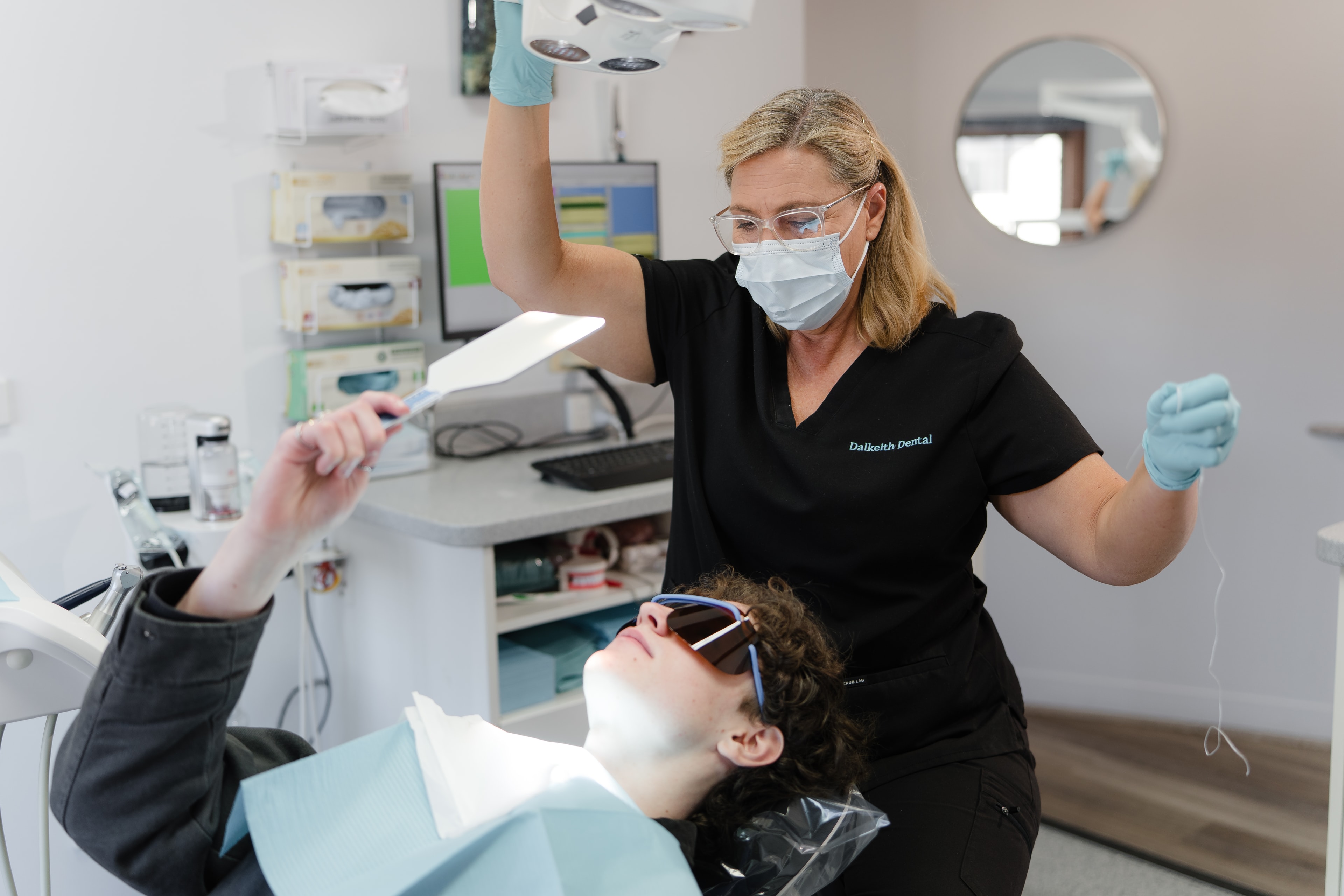 Clear Aligners assessment during an appointment at Dalkeith Dental