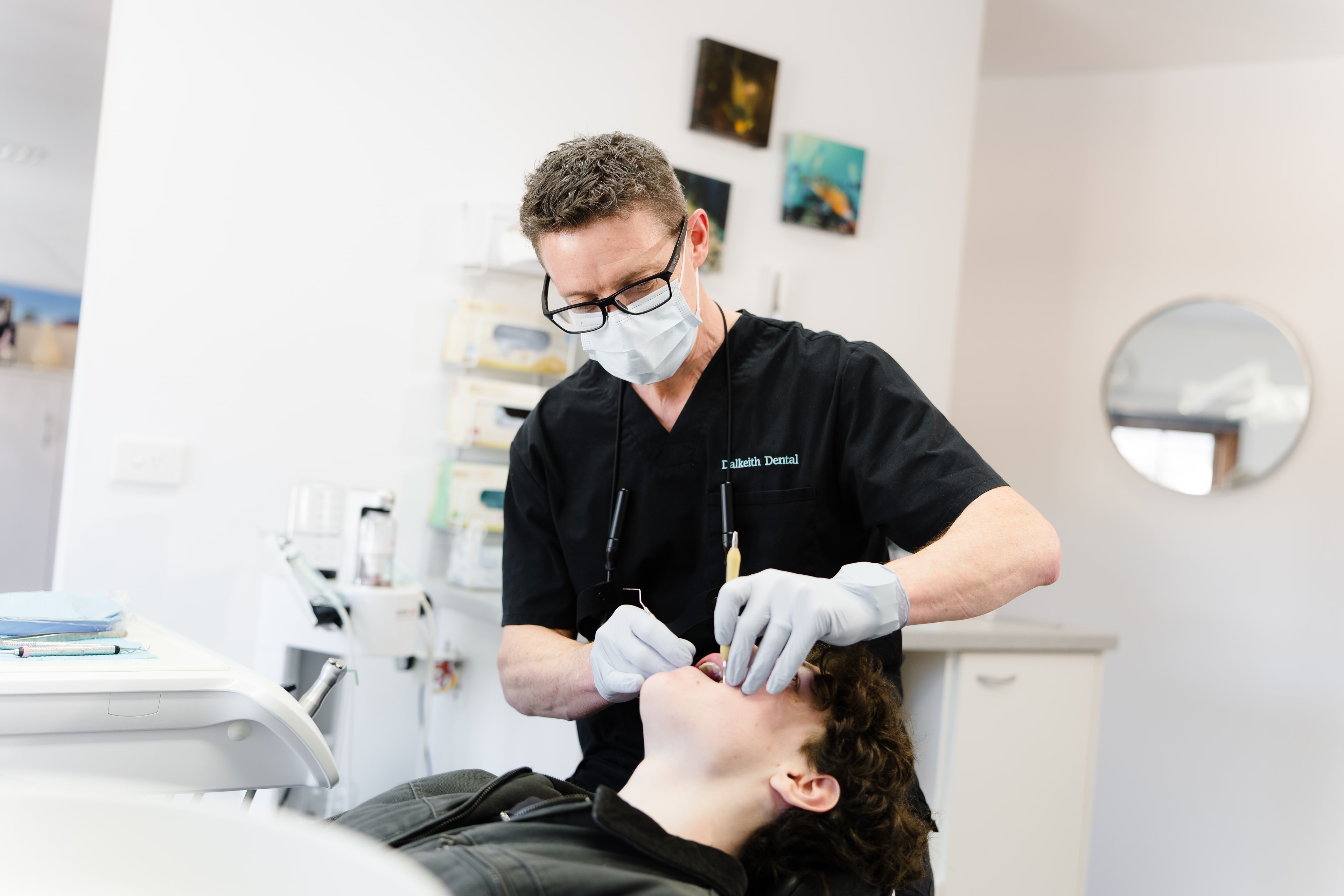Teen Orthodontics assessment during an appointment at Dalkeith Dental